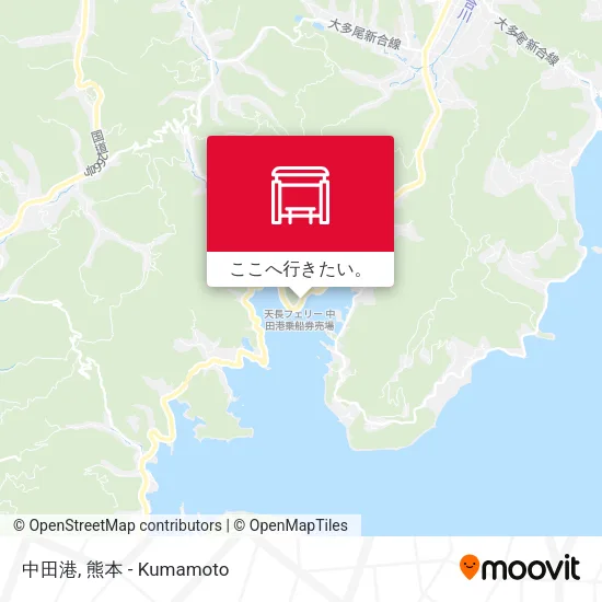 中田港地図