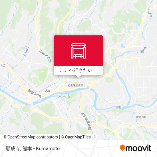 願成寺地図