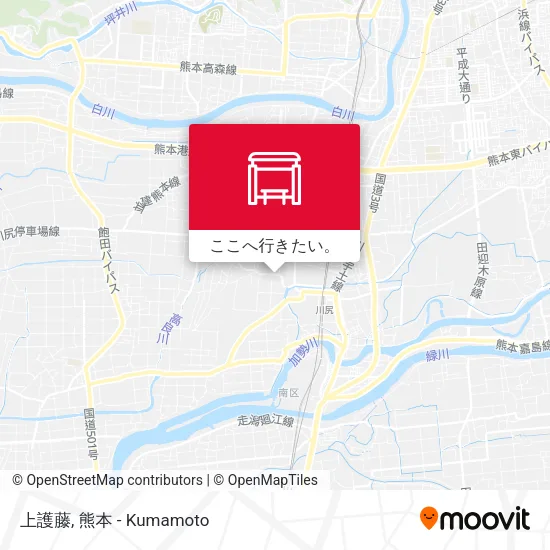 上護藤地図