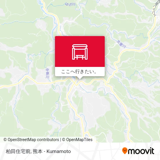 柏田住宅前地図