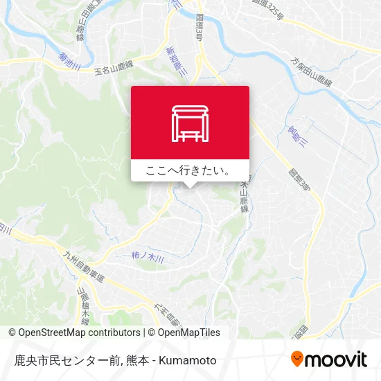 鹿央市民センター前地図