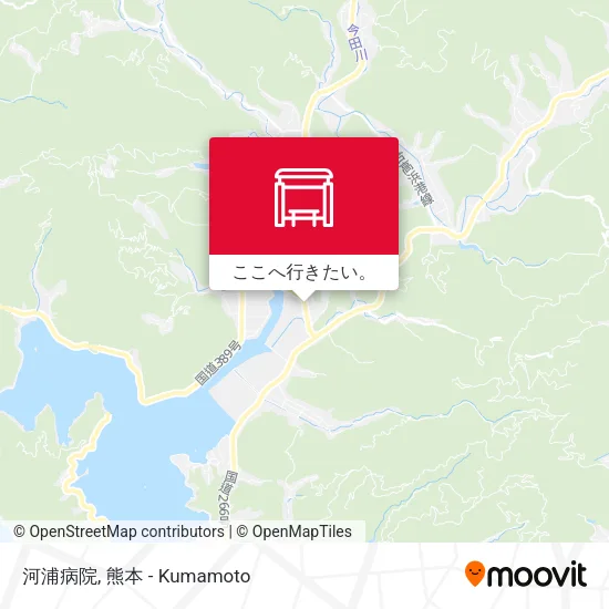河浦病院地図