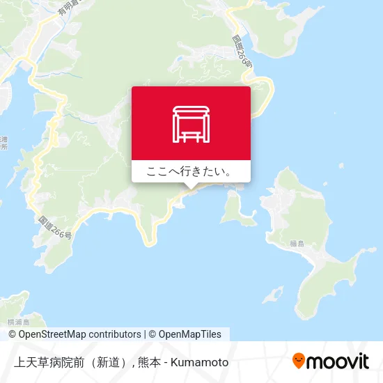 上天草病院前（新道）地図