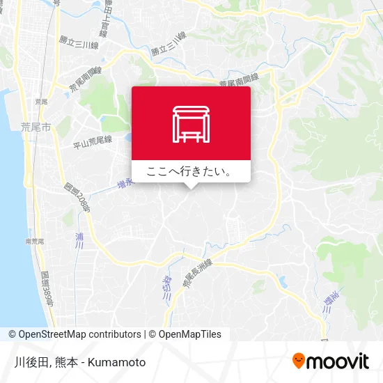 川後田地図