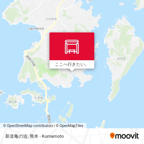 新道亀の迫地図