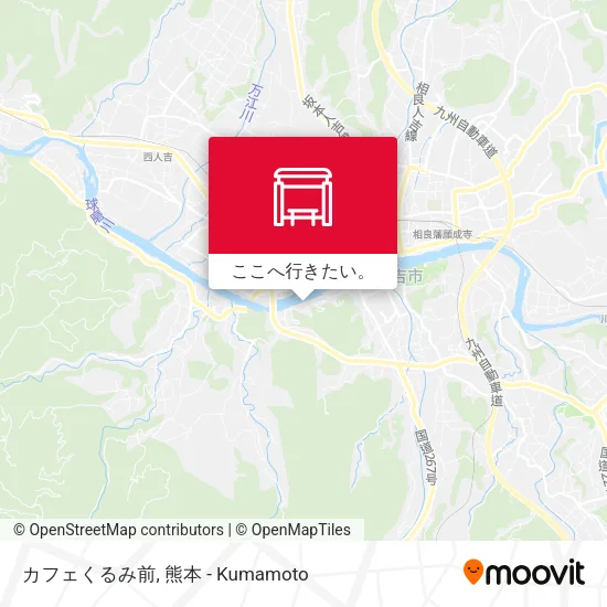 カフェくるみ前地図