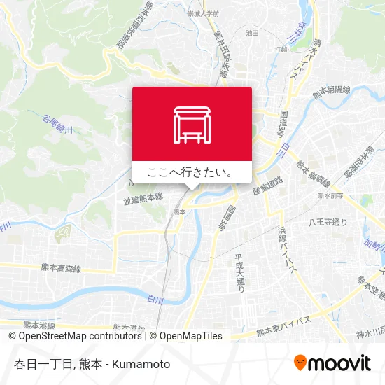 春日一丁目地図
