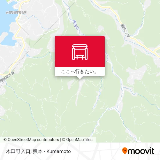 木臼野入口地図