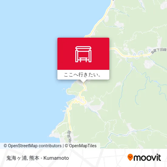 鬼海ヶ浦地図