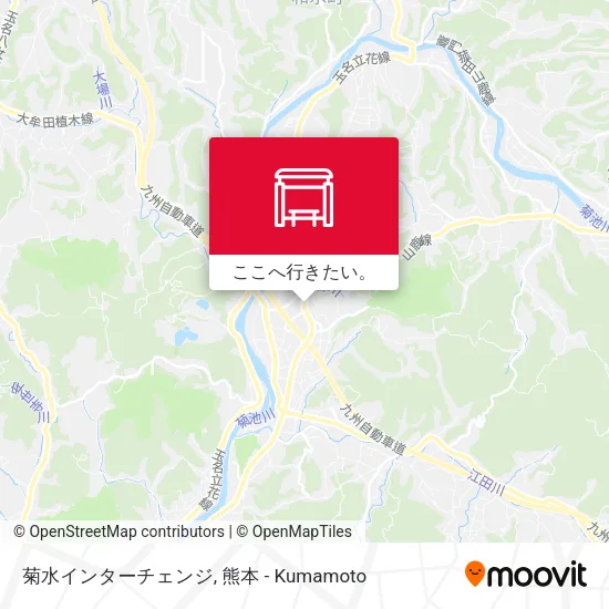 菊水インターチェンジ地図