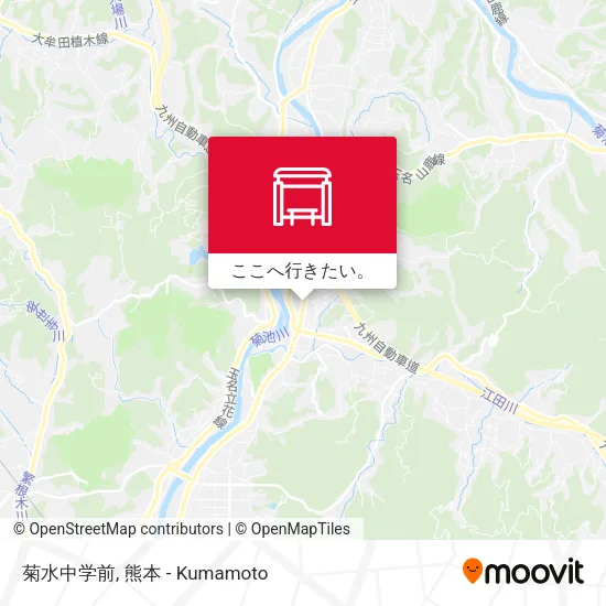 菊水中学前地図