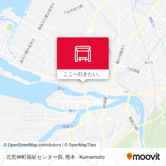 北荒神町福祉センター前地図