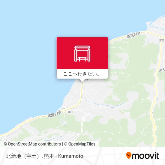 北新地（宇土）地図