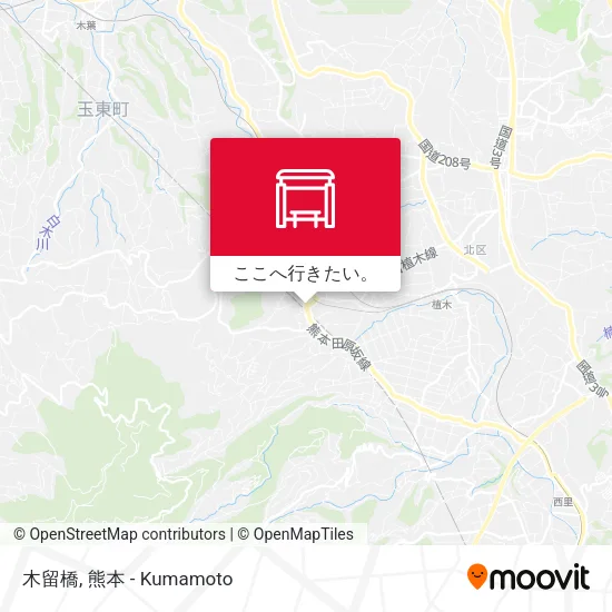 木留橋地図