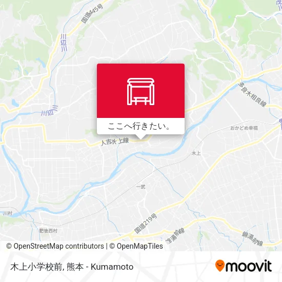 木上小学校前地図