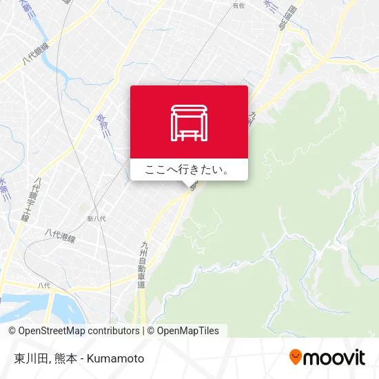 東川田地図