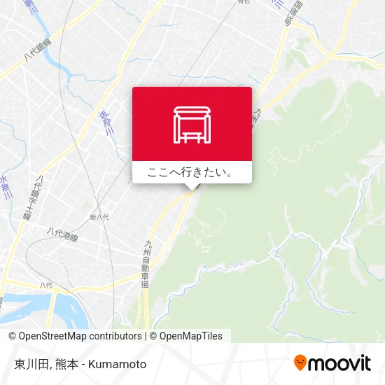 東川田地図