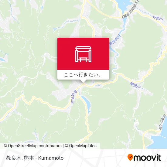 教良木地図
