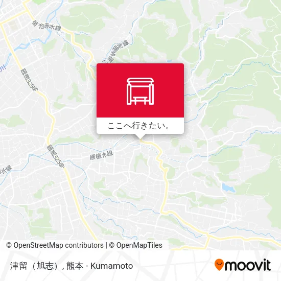 津留（旭志）地図
