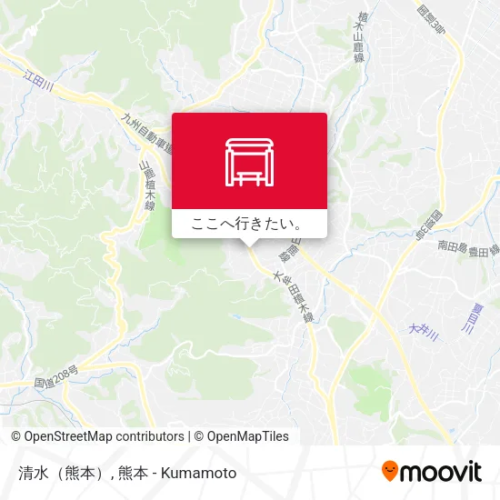 清水（熊本）地図