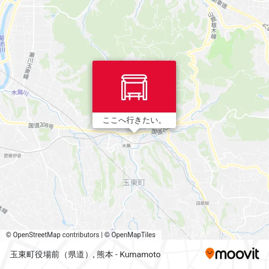 玉東町役場前（県道）地図