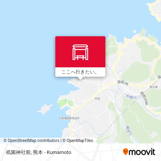 祇園神社前地図