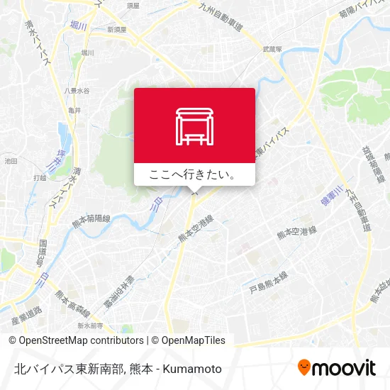 北バイパス東新南部地図