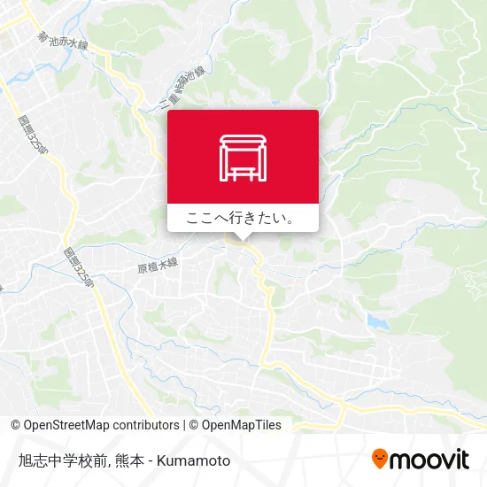 旭志中学校前地図