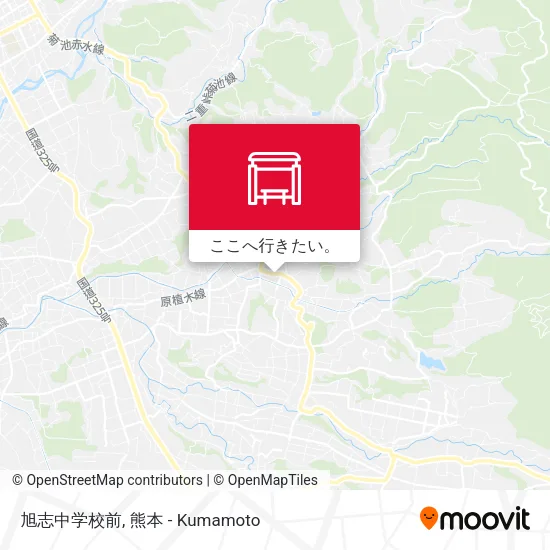 旭志中学校前地図