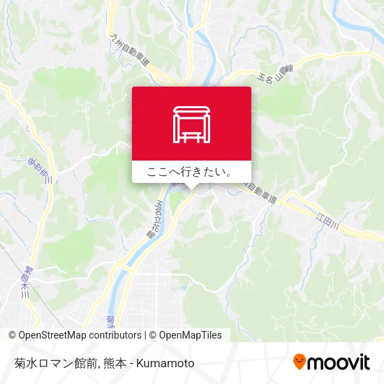 菊水ロマン館前地図