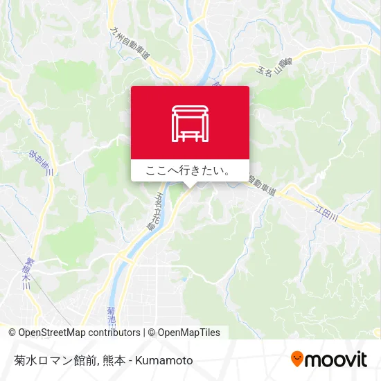 菊水ロマン館前地図