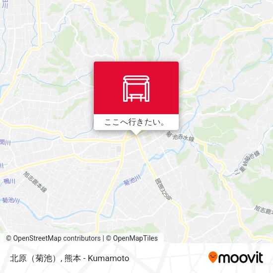 北原（菊池）地図