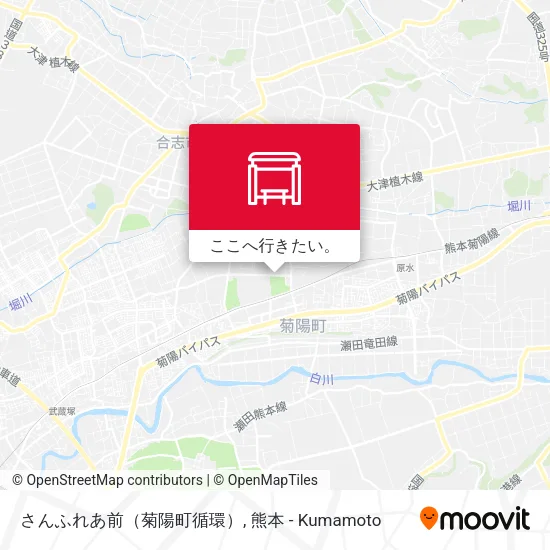 さんふれあ前（菊陽町循環）地図