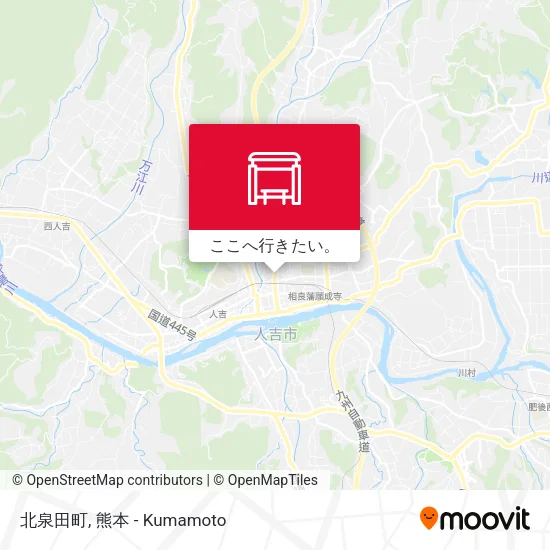 北泉田町地図