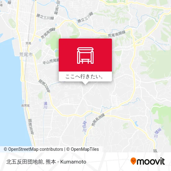 北五反田団地前地図