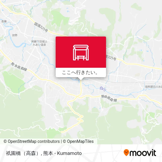 祇園橋（高森）地図