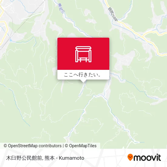 木臼野公民館前地図