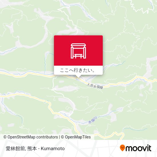 愛林館前地図