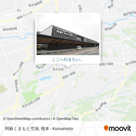 阿蘇くまもと空港地図