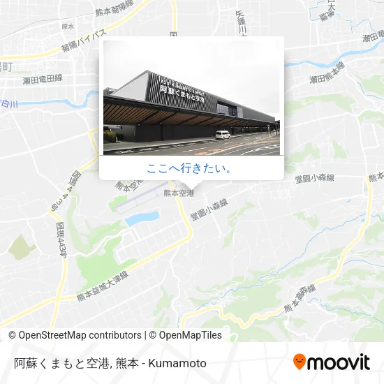 阿蘇くまもと空港地図