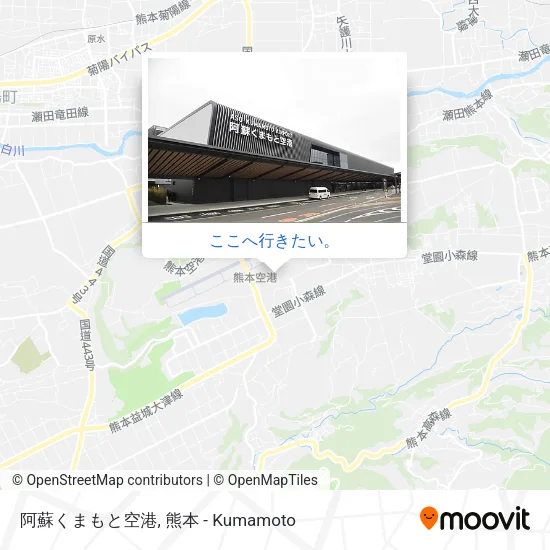 阿蘇くまもと空港地図
