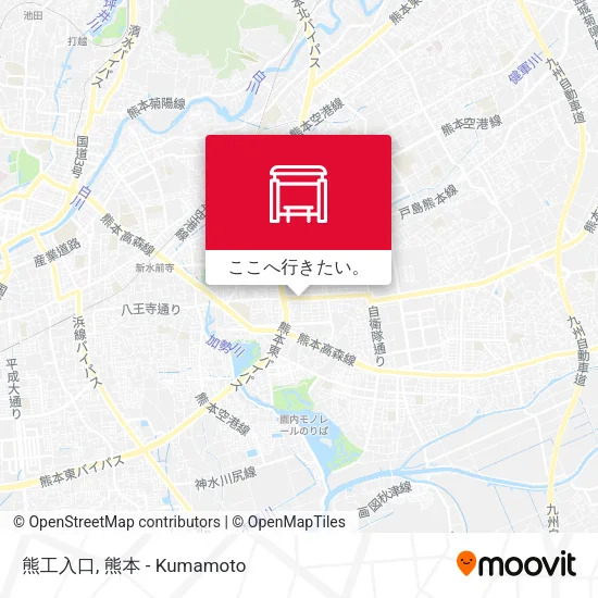 熊工入口地図