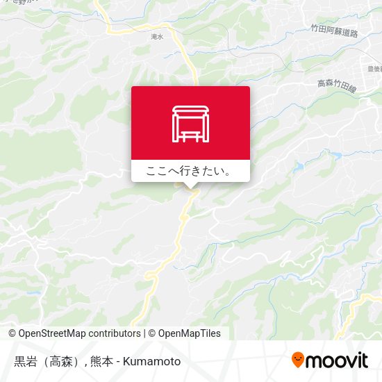 黒岩（高森）地図