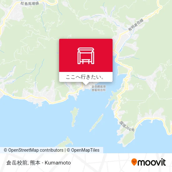 倉岳校前地図