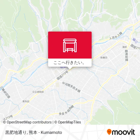 黒肥地通り地図