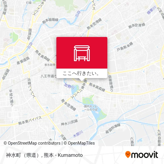 神水町（県道）地図