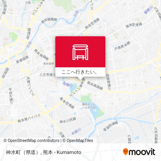 神水町（県道）地図