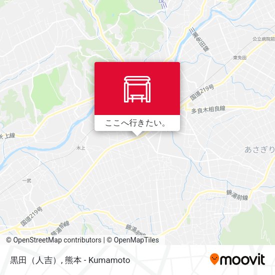 黒田（人吉）地図