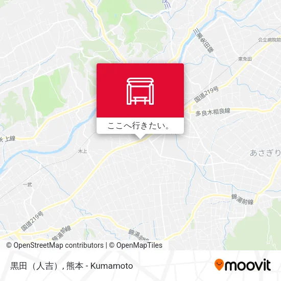 黒田（人吉）地図