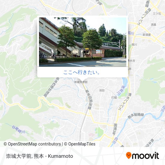 崇城大学前地図